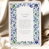 Amalfi Coast Wedding Kaart