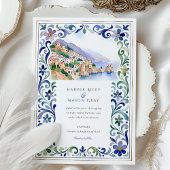 Amalfi Coast Wedding Kaart