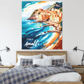 Amalfi dromen canvas afdruk (Insitu (Slaapkamer))