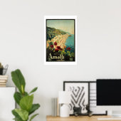 Amalfi Italia Vintage Poster (Thuiskantoor)