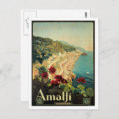 Amalfi Italië  Briefkaart (Voorkant / Achterkant)