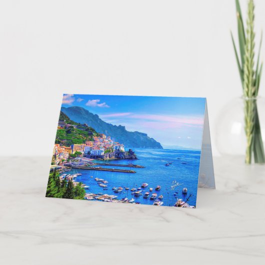 Amalfi Italië Europa Foto Kunst Kaart (Voorkant)