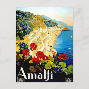  Amalfi Italië - Europa - Reizen Feestdagenkaart