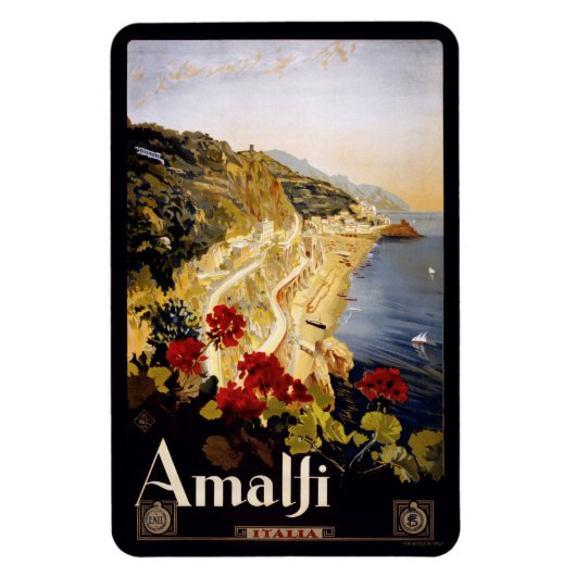  Amalfi Italië magneet (Verticaal)
