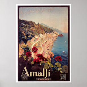 Amalfi, Italië Poster voor reizen