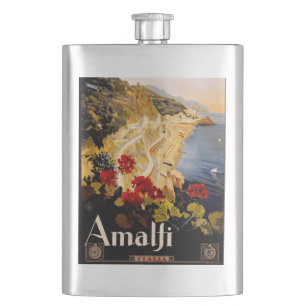 Amalfi Italië Reisposter Art Graphic Flacon