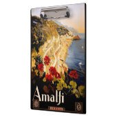 Amalfi Italië Reisposter Art Graphic Klembord (Links)
