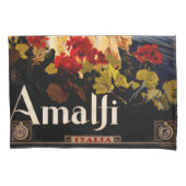 Amalfi Italië Reisposter Art Graphic Kussensloop (Voorkant)
