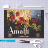 Amalfi Italië Reisposter Art Graphic Tissuepapier (Craft)