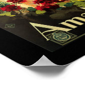 Amalfi Italië Reizen Poster (Hoek)