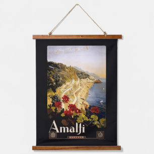 Amalfi Italië Vintage Travel Hangend Wandkleed
