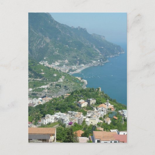 Amalfi kust briefkaart (Voorkant)