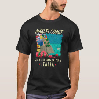 Amalfi-kust Costiera Amalfitana Italië Italy Vakan T-shirt