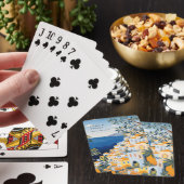 Amalfi kust Italiaanse bruiloft Pokerkaarten (Insitu)