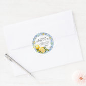 Amalfi Kust Italiaanse Dessert Favor Sticker (Envelop)