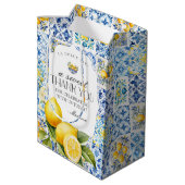 Amalfi-kust Italiaanse Toscaanse Kustlijn Medium Cadeauzakje (Achterkant Gekanteld)