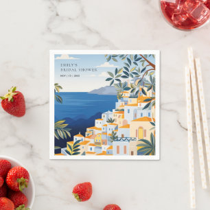 Amalfi-kust Italië Bruiloftsfeest Servet