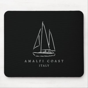 Amalfi-kust Italië Jachten Zee Oceaan Zwem Club Fa Muismat