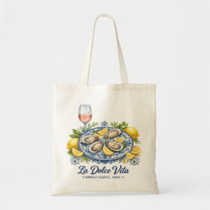 Amalfi-kust Italië La Dolce Vita Oester Wijn Cadea Tote Bag