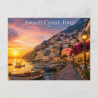 Amalfi-kust Italië Zonsondergang Reizen