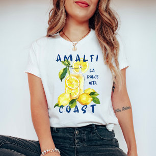 Amalfi-kust La Dolce Vita – Italiaanse Limoncello T-shirt