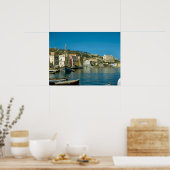 Amalfi kust, Salerno-waterfront Poster (Keuken)