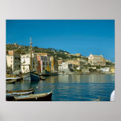 Amalfi kust, Salerno-waterfront Poster (Voorkant)