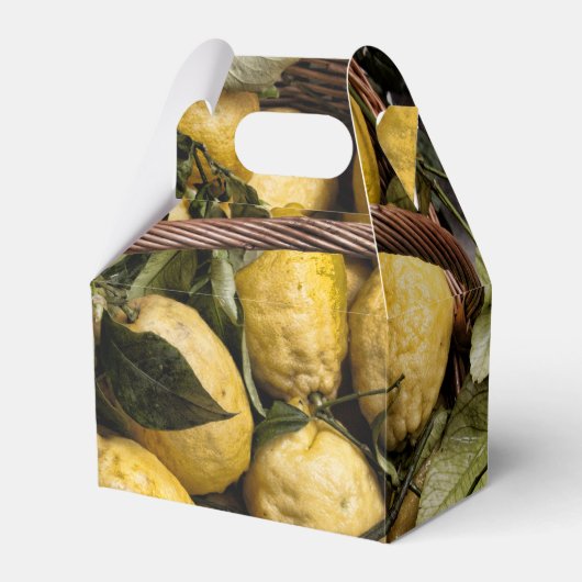 Amalfi Lemon Basket Bedankdoosjes (Voorkant Zijde)
