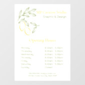 Amalfi Lemon Chic Raamsticker (Vel)