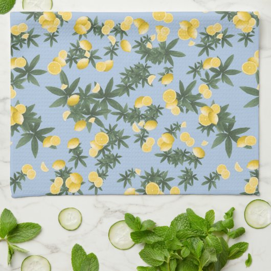 Amalfi Lemon Twist Vibes 1 Theedoek (Gevouwen)