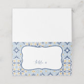 Amalfi Positano Summer Blue Tile gevouwen (Buitenkant ongevouwen)