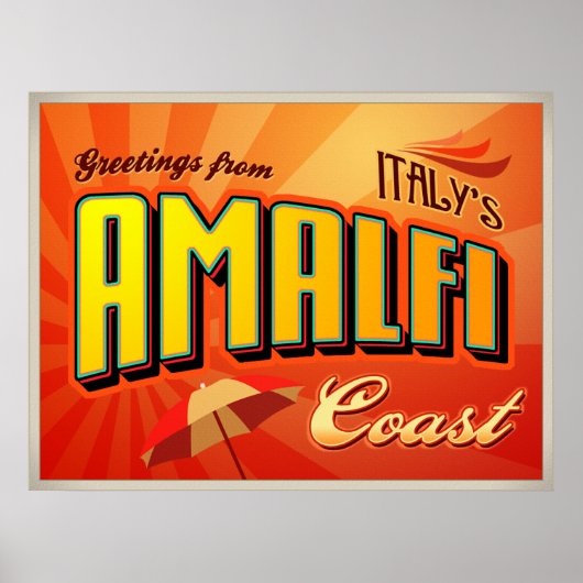 AMALFI-poster Poster (Voorkant)