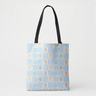 Amalfi stijl naadloos patroon draagtas