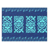 Amalfi tafelkleed in blauw en turquoise (Voorkant (Horizontaal))
