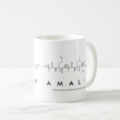 Amalia peptide nom mug (Devant droit)
