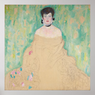 Amalie Zuckerkandl - Gustav Klimt (1917-1918) Poster