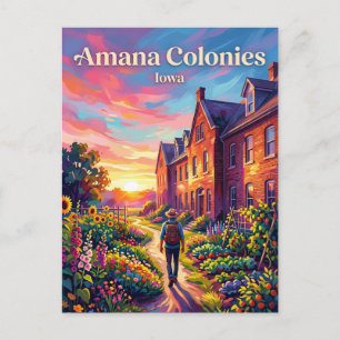 Amana Kolonies USA Briefkaart