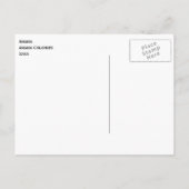 Amanakolonies, Amana, Iowa Briefkaart (Achterkant)