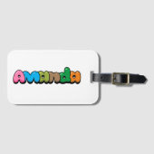 Amanda Bagagelabel (Voorkant (horizontaal))