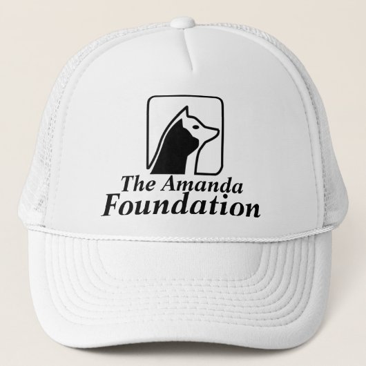 Amanda Foundation Logo Baseball hat Trucker Pet (Voorkant)