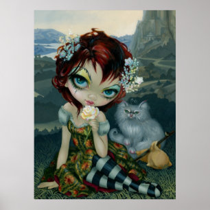 Amanda Palmer Tarot : De Fool ART PRINT fairy kat