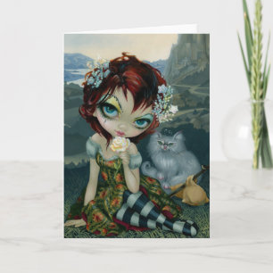 "Amanda Palmer Tarot: Wenskaart van de Dwaas het" Kaart