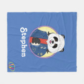 Amanda Panda Fleece Deken (Voorkant (Horizontaal))