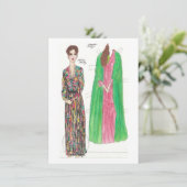 Amanda Paper Doll Kaart (Staand voorkant)