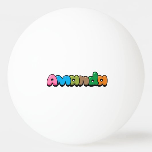 Amanda Pingpongballen (Voorkant)