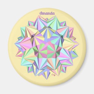 AMANDA ~ POLYHEDRA ~ PASTEL~ MAGNEET