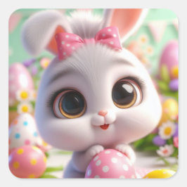 "Amanda" Vierkante Sticker