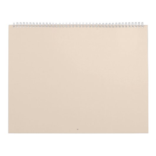 Amandel vaste kleur kalender (Hoes)