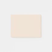Amandel vaste kleur post-it® notes (Voorkant)