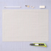 Amandel & Witte Strepen Tissuepapier (Craft)